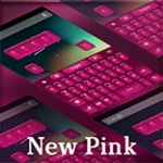 keyboard color new pink android application logo